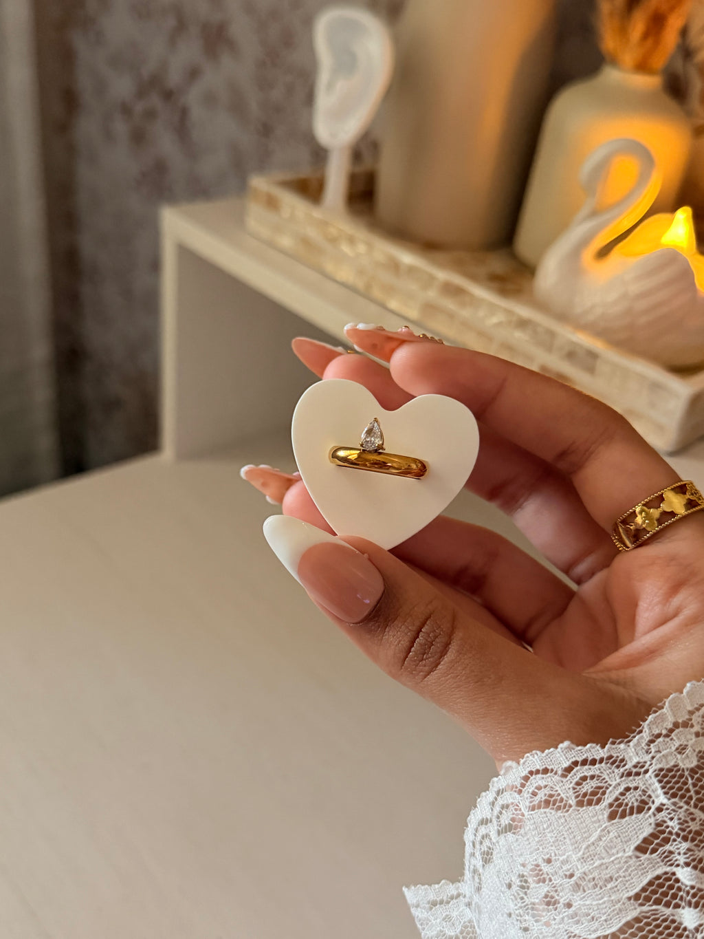 Astral Teardrop Ring