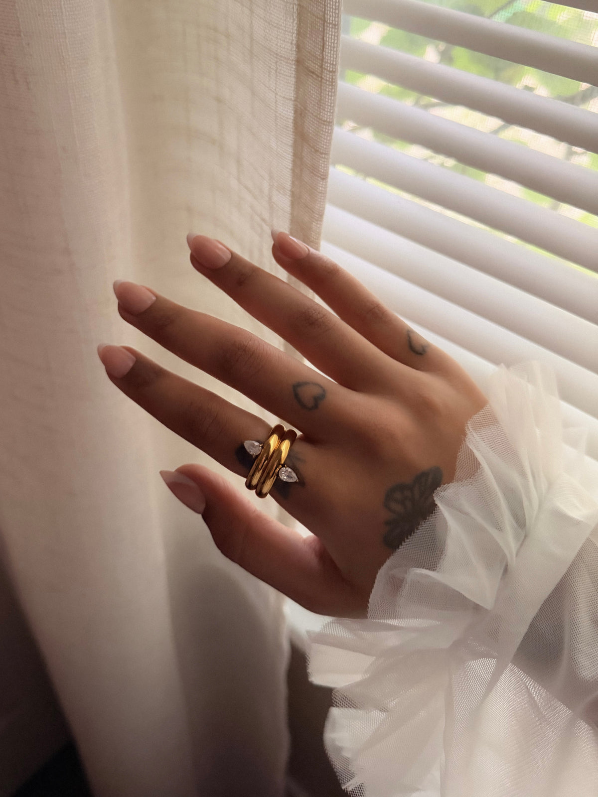 Astral Teardrop Ring